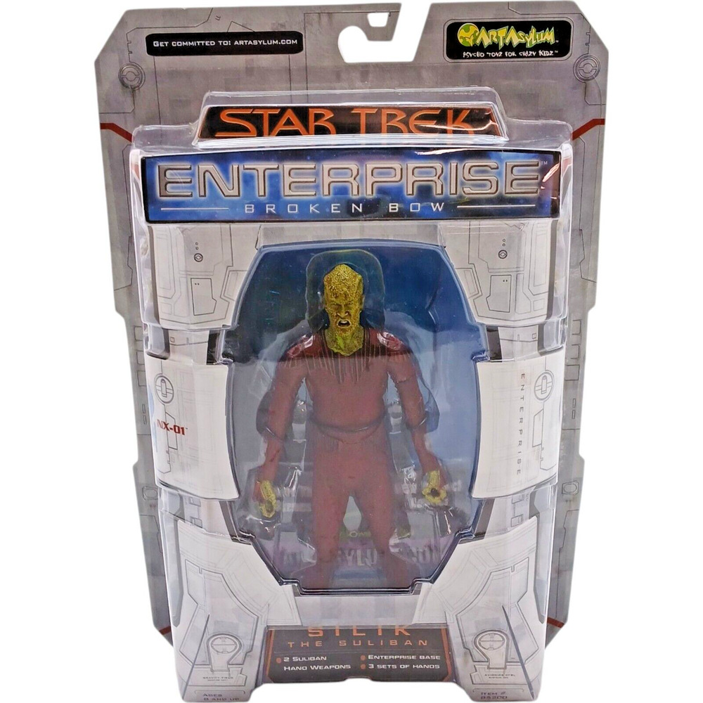 Star Trek Enterprise Away Team Silik Suliban Figure NIB 2002 Art Asylum